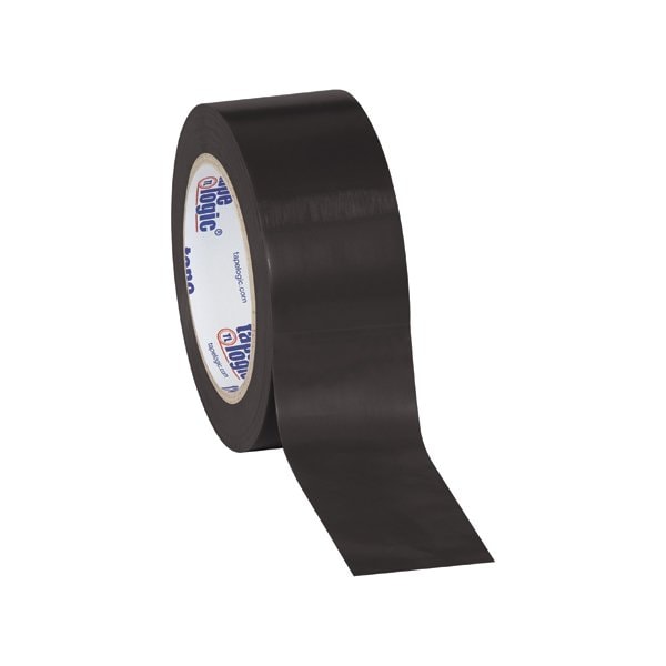 Tape Logic 2'' x 36 yds. Black Tape Logic Solid Vinyl Safety Tape, 24PK BUY00019978 - main